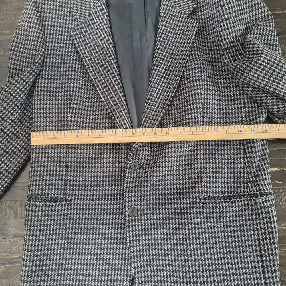 VALENTINO UOMO Made in Italy VTG Cashmere, Virgin Wool Blazer Jacket Size 44 R